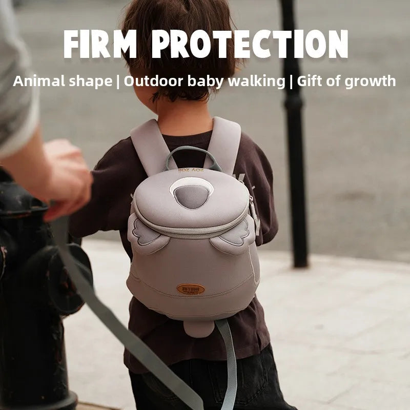 Zoyzoii Animal Friends Kids Backpack with Towing Rope